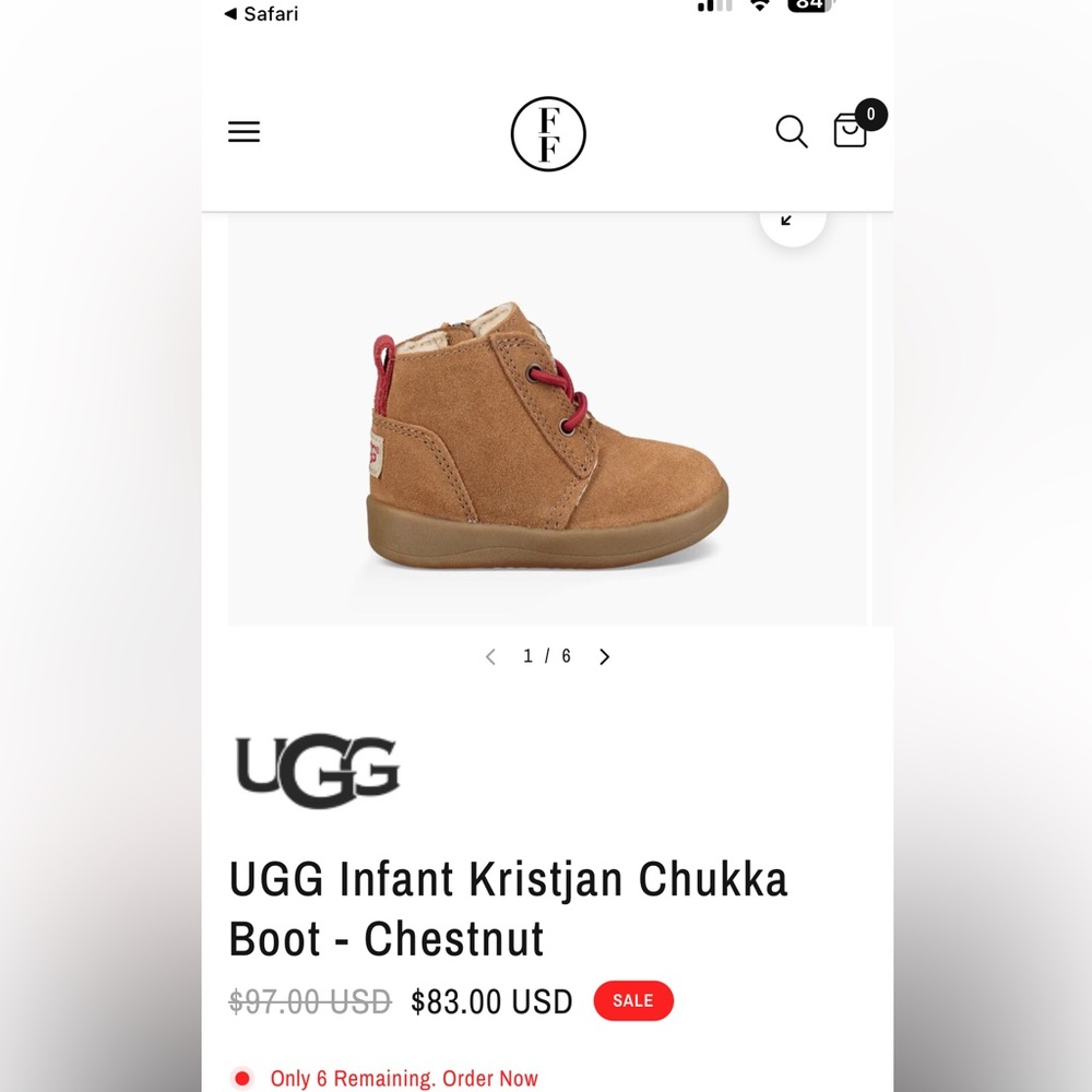 BRAND NEW NEVER WORN UGG Boots with Brown Soles